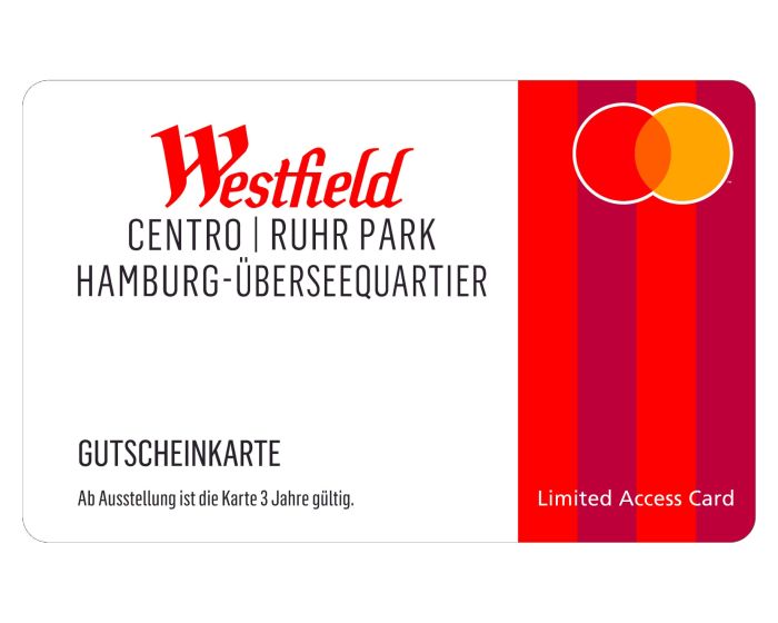 Westfield Gutscheinkarte